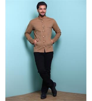 کت کتان  تن درست