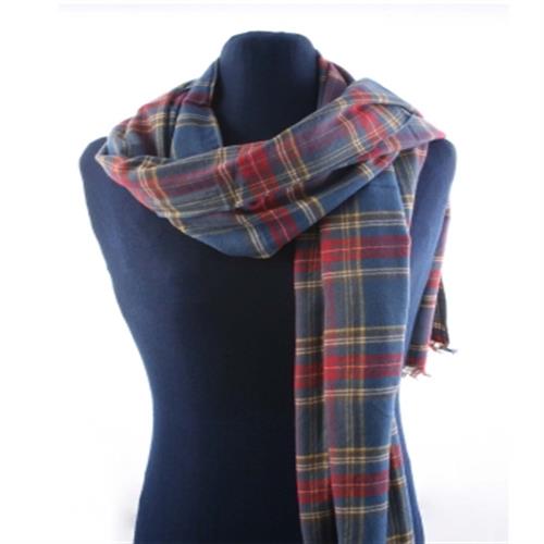 شال گردن چهارخانه پهن روزبه تن درست